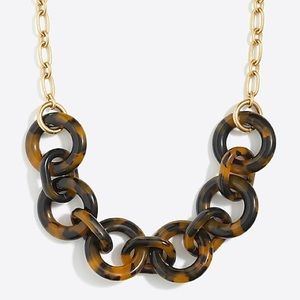 J.crew Tortoise link necklace